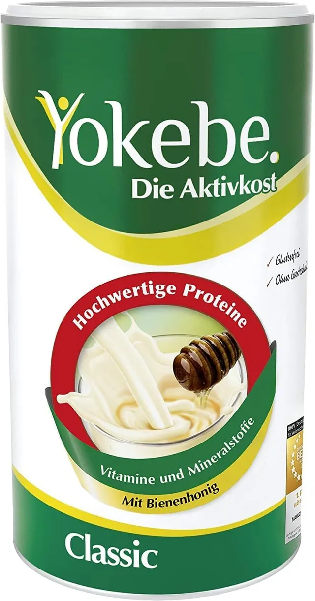 yokebe-classic-di-tshake-500g-mahlzeitersatz-mit-protein-glutenfrei image 1