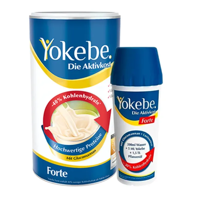 yokebe-forte-di-t-shake-starterpaket-500g-inkl-shaker-mahlzeitenersatz-laktosefr image 1