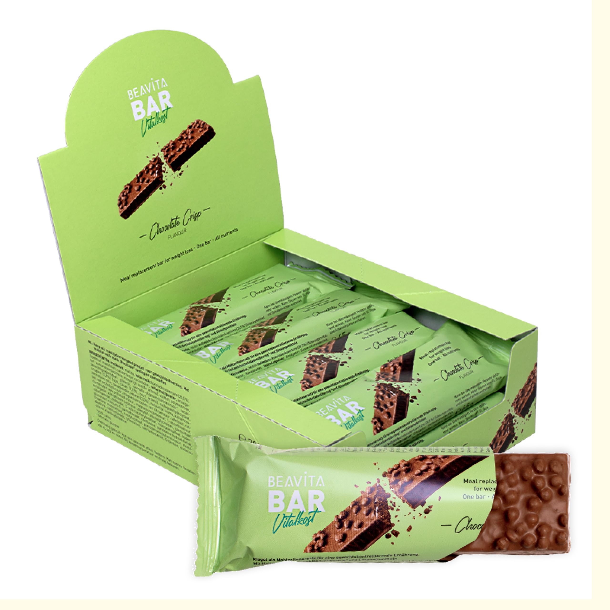 beavita-di-t-riegel-chocolate-crisp-12x65g-mahlzeitenersatz-proteinriegel image 1