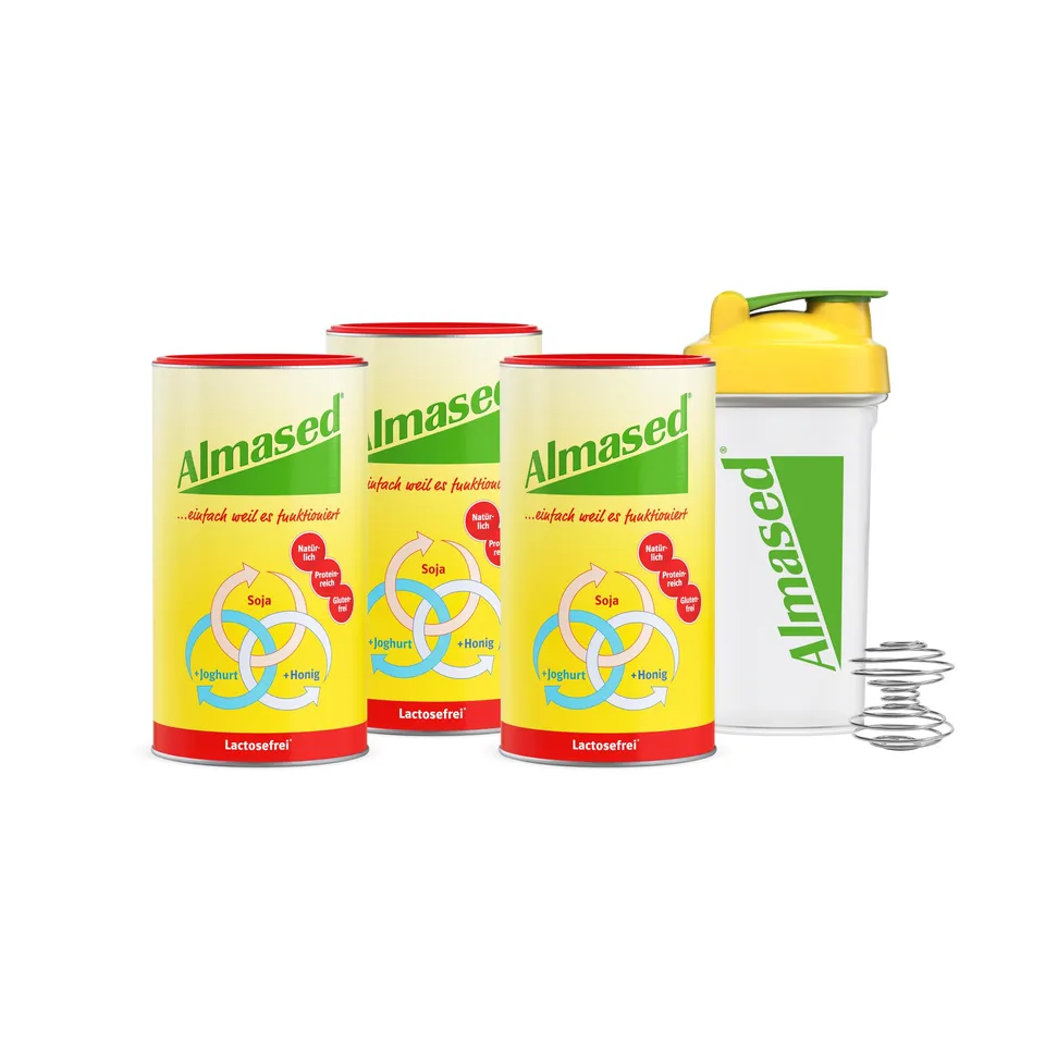 almased-lactosefrei-3x500g-shaker-bundle-30-portionen-mahlzeitenersatz image 1