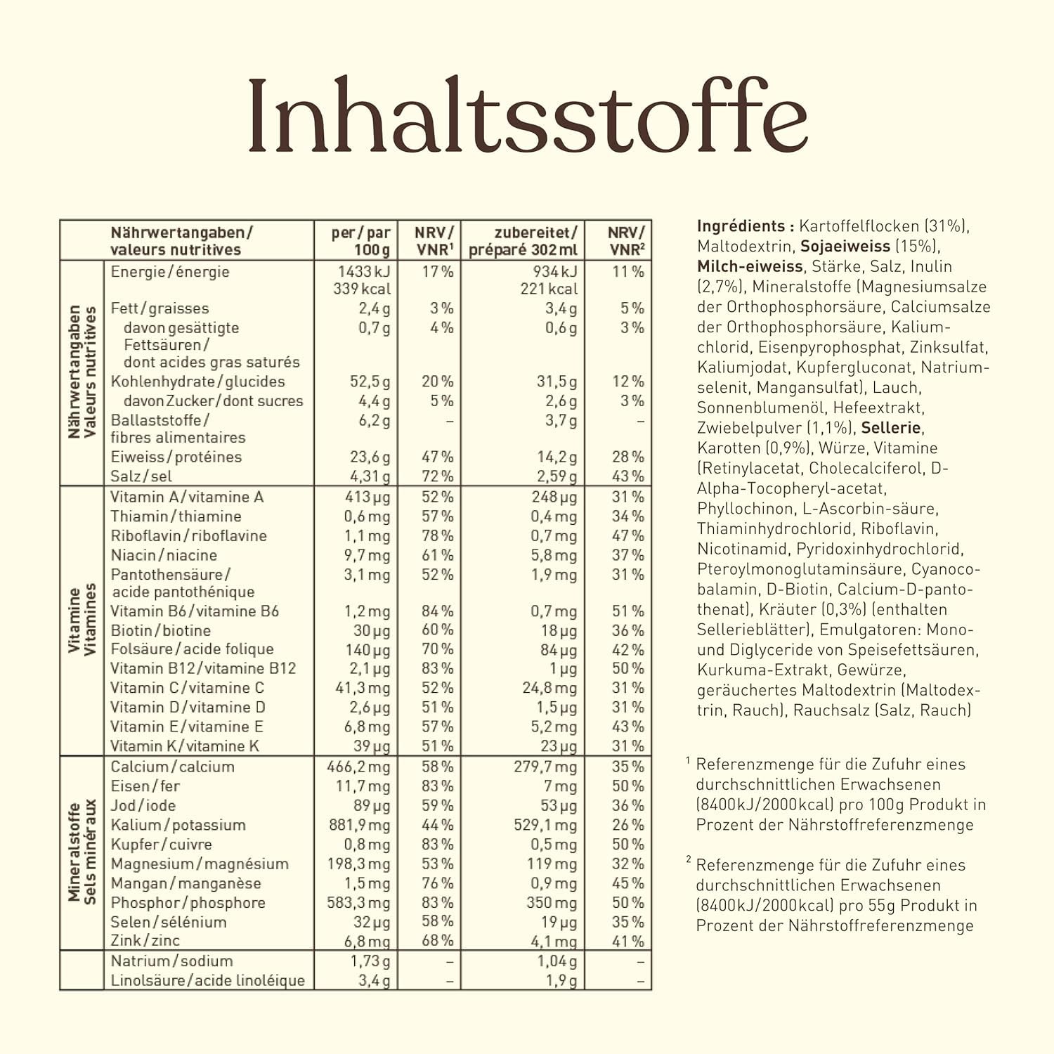 beavita-vitalkost-di-t-suppe-kartoffel-2x-540g-mahlzeitenersatz-f-r-9-suppen image 1