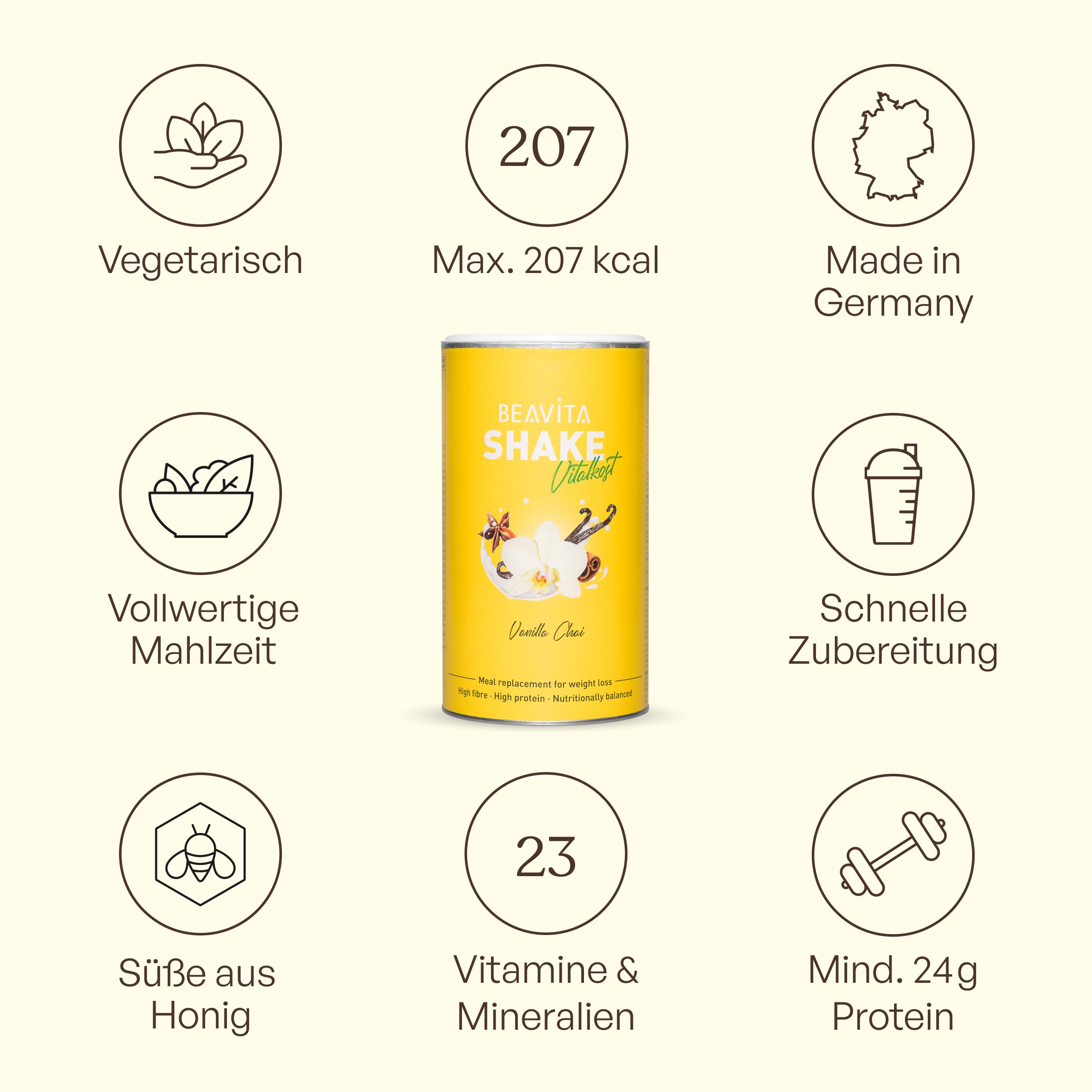 beavita-vitalkost-di-t-shake-vanilla-chai-572g-mahlzeitersatz-protein image 2