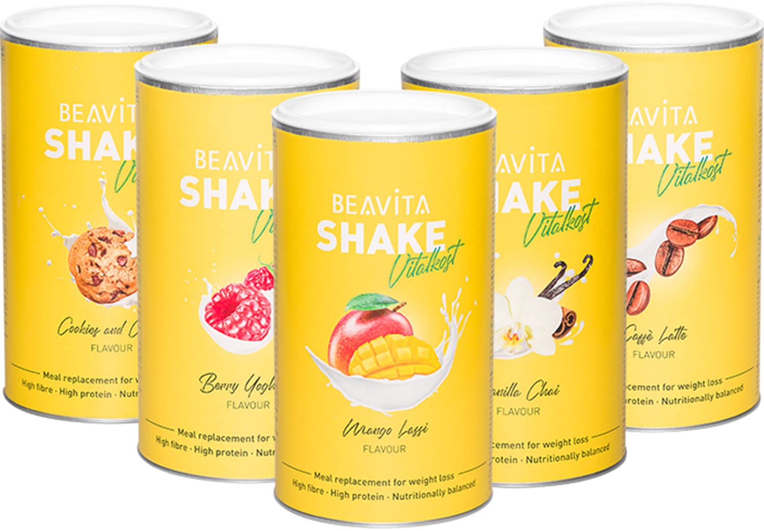 beavita-vitalkost-di-t-shake-probierpaket-5-sorten-mahlzeitenersatz-eiwei-shake image 1