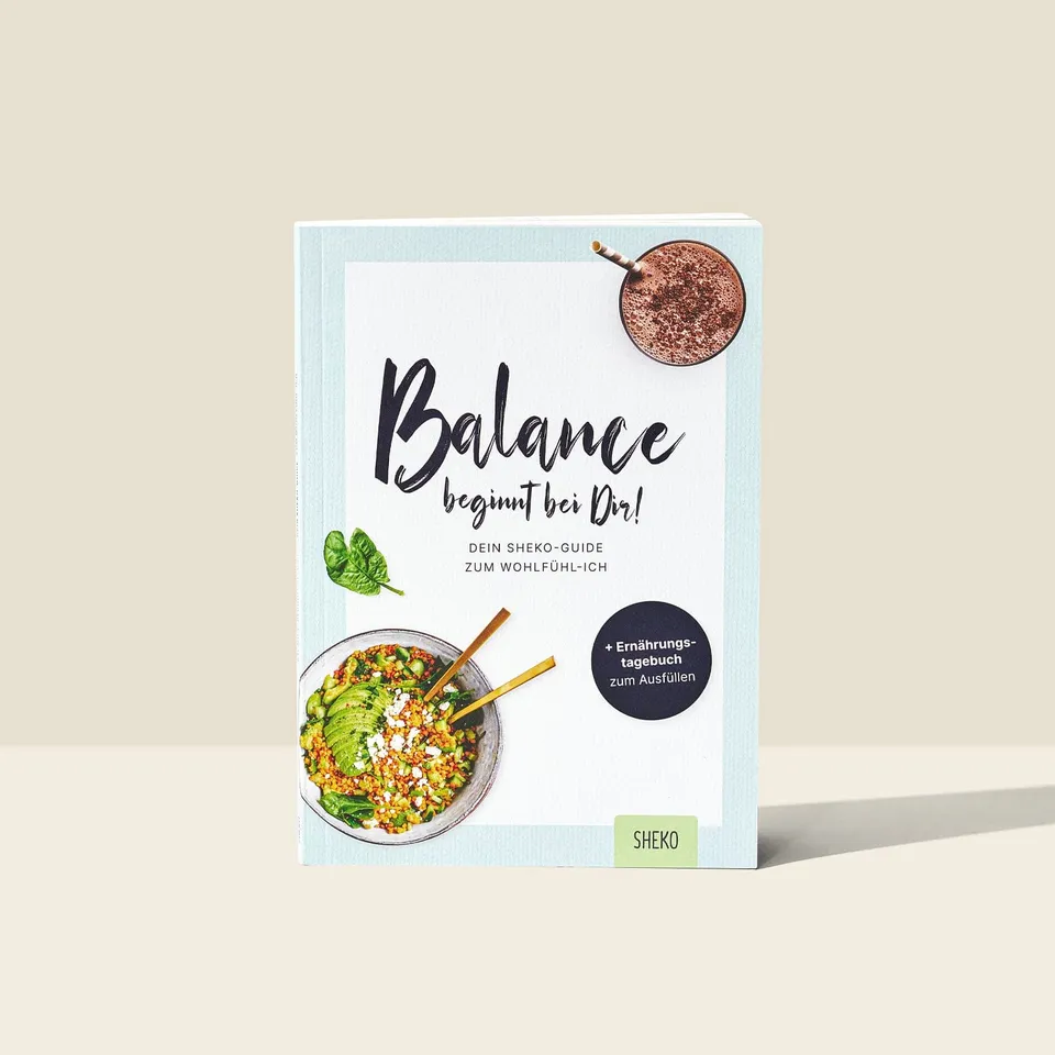 sheko-buch-balance-beginnt-bei-dir-152-seiten-mit-4-wochen-plan image 1