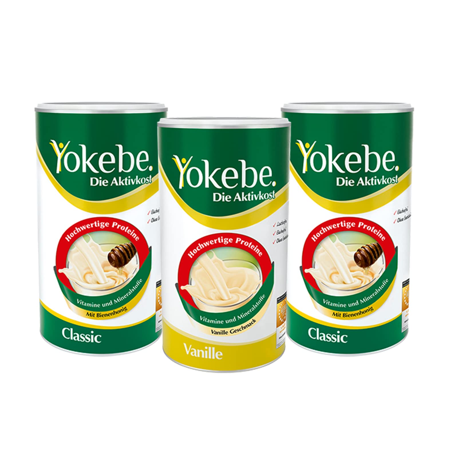 yokebe-classic-mahlzeitersatz-paket-2x-classic-500g-1x-vanille-500g image 1