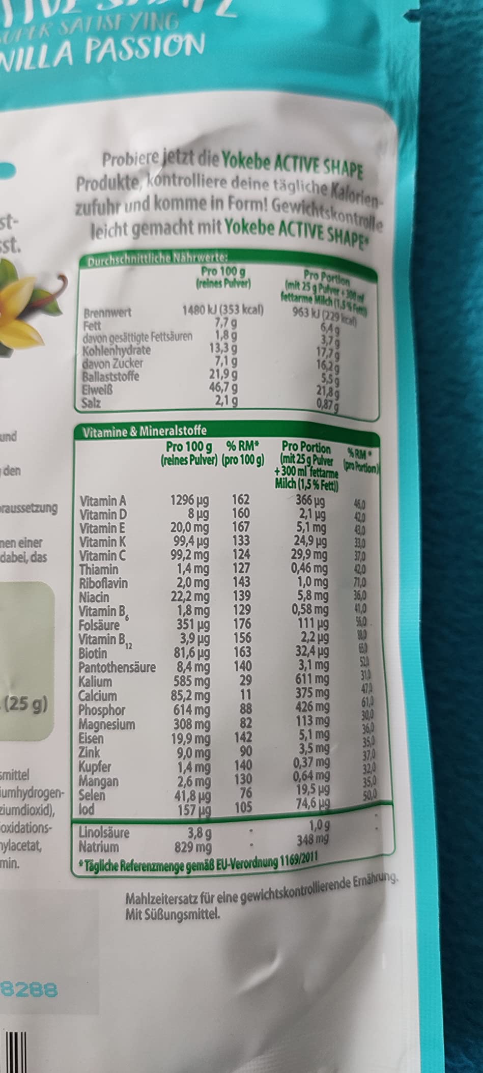 Geschmack gut, Süße grenzwertig