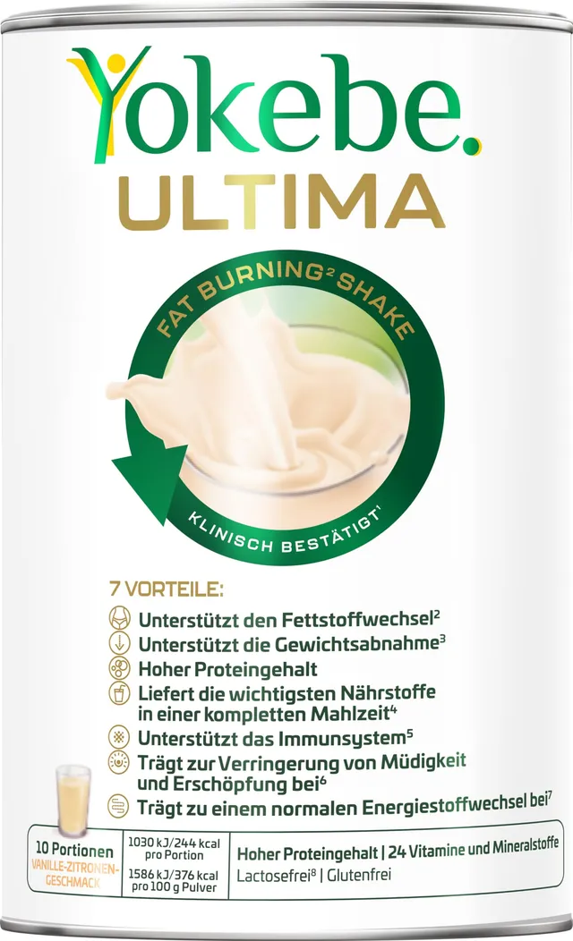 yokebe-ultima-di-tshake-vegan-400-g-zitrone-vanille-mit-guarana image 1