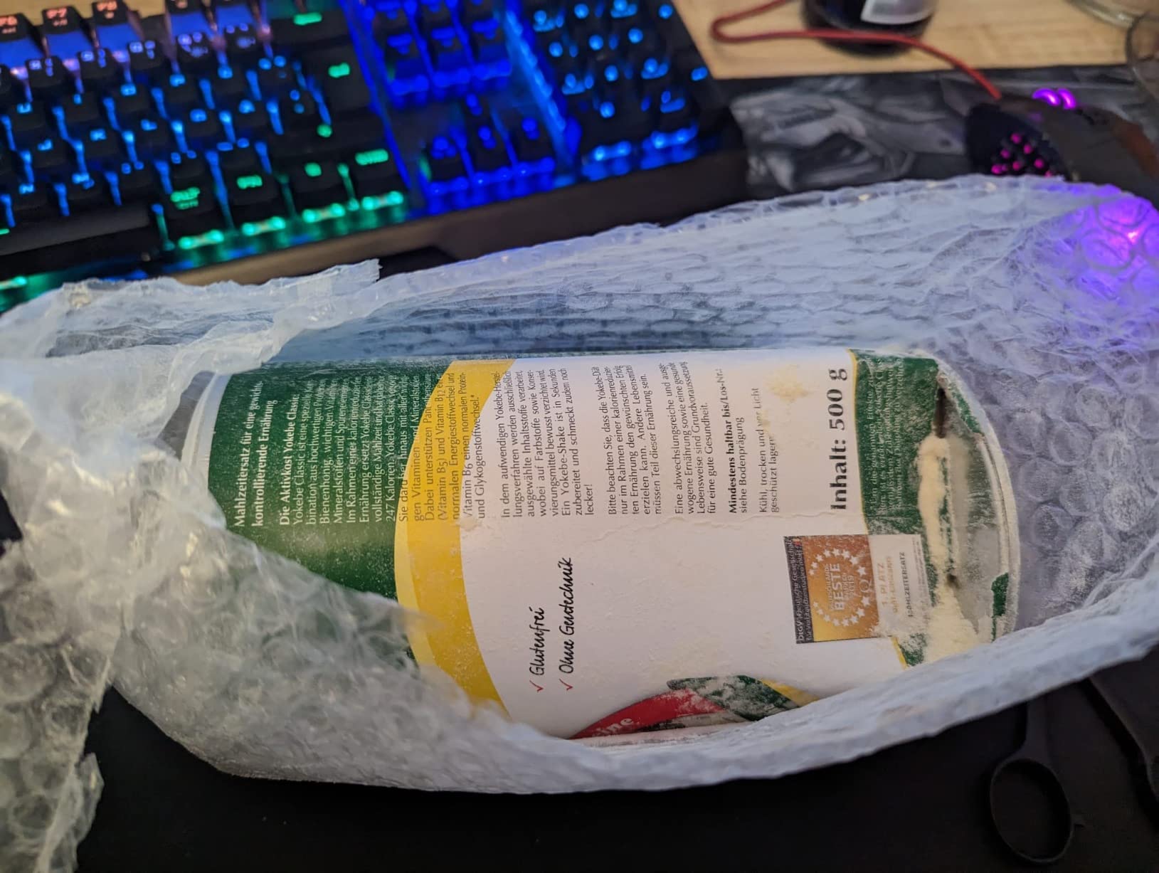 Sättigt sehr gut