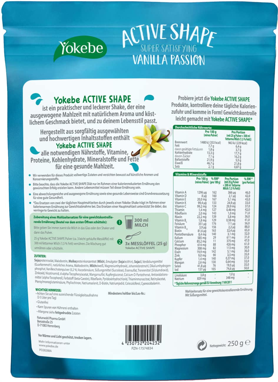 yokebe-active-shape-di-t-shake-vanilla-passion-250-g-10-portionen image 3