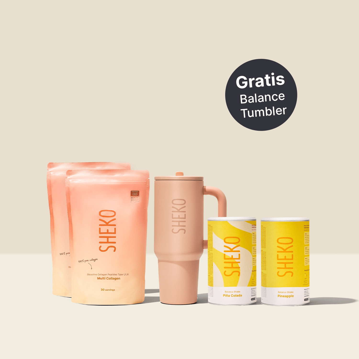 sheko-shake-glow-bundle-balance-shake-kollagen-gratis-tumbler image 1