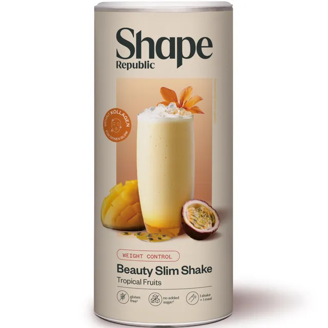 shape-republic-kollagen-slim-shake-tropical-fruits-mahlzeitenersatz image 1